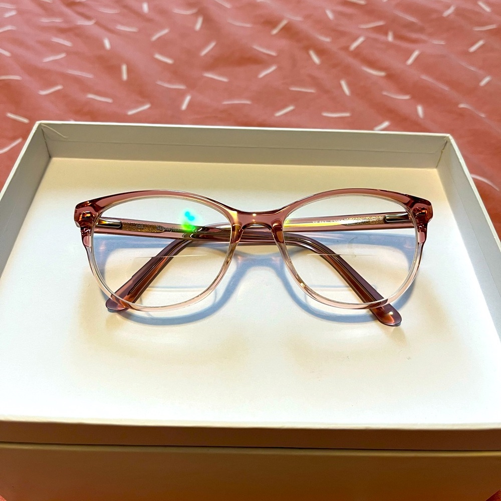 Elegant Pink Women's Glasses